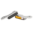Stripes Turn Signals With Position Light Chrome For 02-22 Touring