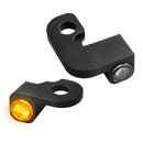 Nano Turn Signals Black  For 90-14 Softail