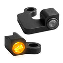 Nano Turn Signals Black  For 04-13 Sportster