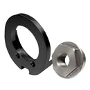 Side Mount Axle Adapter 3/4 Inch Black For 91-07 Softail (NU)