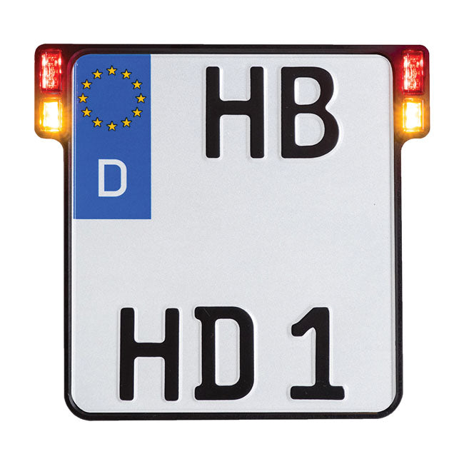 All-inn 2.0 License Plate Bracket Black - 180 X 200 MM