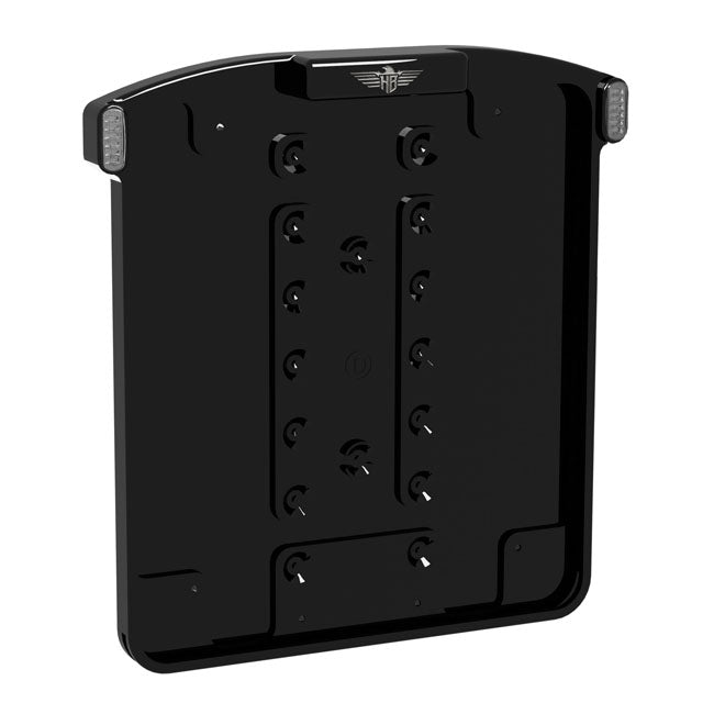 All-In-One Micro License Plate Holder Black