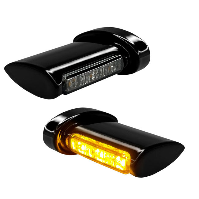Winglets LED Turn Signal Set Gloss Black