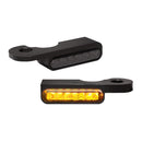 Stripes Turn Signals Black No PL For 90-14 Softail NU