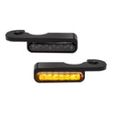 Stripes'' Below Bar Turn Signals Black No PL For 13-17 Softail Breakout With Hydraulic Clutch NU