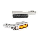 Stripes Turn Signals With Position Light Chrome For 02-21 H-D CVO