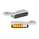 Stripes Turn Signals With Position Light Chrome For 14-17 S-model