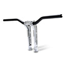 1-1/4" Phatbar & 14.5" Riser Kit Chrome For 82-25 H-D Mech. Or E-throttle With 3-1/2" Mount Bolt Spacing