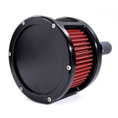 BA Race Series Air Cleaner Black Solid Cover For 18-24 Softail