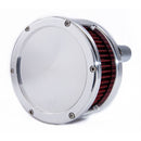 BA Air Cleaner Raw Solid Cover For 18-24 (Nu) Softail