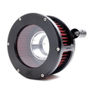 BA Air Cleaner Kit Black Clear Cover For 00-15 Softail