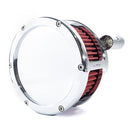 BA Air Cleaner Kit Chrome Solid Cover For 00-15 Softail