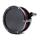 BA Air Cleaner Kit Black Solid Cover For 16-17 Softail