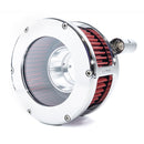 BA Air Cleaner Kit Chrome Clear Cover For 08-16 Touring
