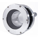 BA Air Cleaner Raw Black Filter Clear Cover For 18-24 (Nu) Softail