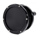 BA Air Cleaner Black Black Filter Solid Cover For 18-24 (Nu) Softail