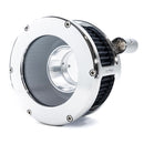 BA Air Cleaner Kit Chrome Clear Cover For 16-17 Softail