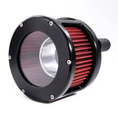 BA Race Series Air Cleaner Black Clear Cover For 17-25 FLT/Touring