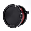 BA Air Cleaner Black Red Filter Solid Cover For 18-24 (Nu) Softail
