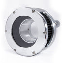 BA Air Cleaner Raw Black Filter Clear Cover For 18-24 Softail