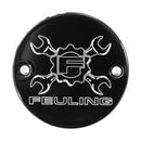 Gear Cross Wrench Logo Points Cover For 70 - 99 BIG TWIN