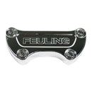 Handlebar Top Clamp Logo Chrome For Most 73-17 H-D With 1" Diameter Handlebars