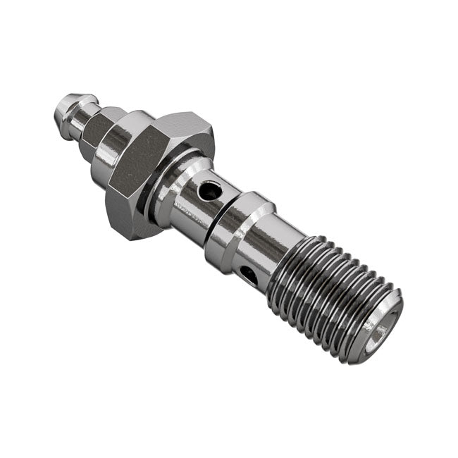 M10 X 1.00 Double Banjo Bolt With Bleed Nipple