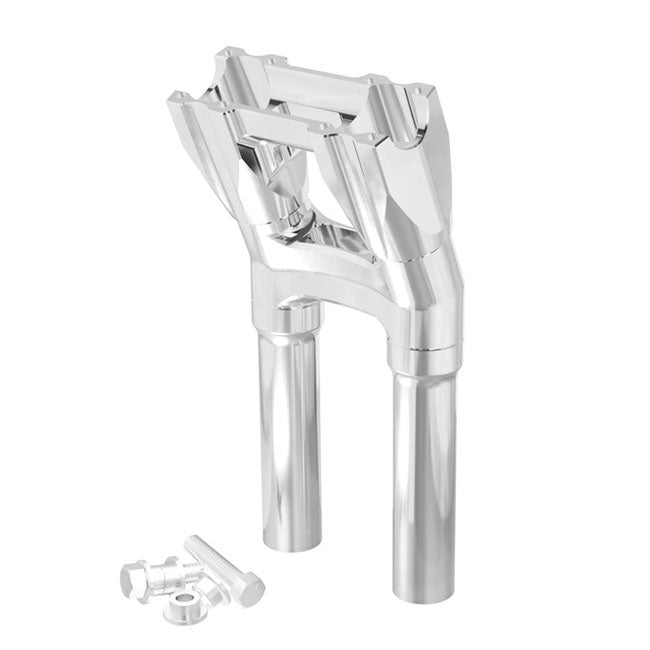 Topless Isolated Kickback Risers 10" Rise For H-D With 3.5" Center To Center Mounting Holes