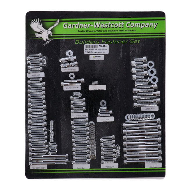 Builders Fastener Set Allen Head Chrome