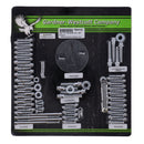 Motor Engine Set 12 Point Bolts Chrome