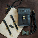 Moto Sling Bag Black For 20.5 X 15.5 X 6 Cm