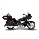 Racing Slip-Ons With Black Alu End Caps Polished For 17-20 Touring