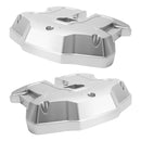 Rocker Box Cover Set Silver For 18-25 Softail