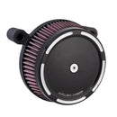 Stage 1 Big Sucker / Black Backing Plate / Red For 18-24 Softail