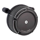 Stage 1 Big Sucker Air Cleaner Beveled Black For Cv Carb: 99-06 Twin Cam