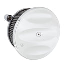 Stage 2 Big Sucker Air Cleaner Scalloped Chrome For 01-15 Softail