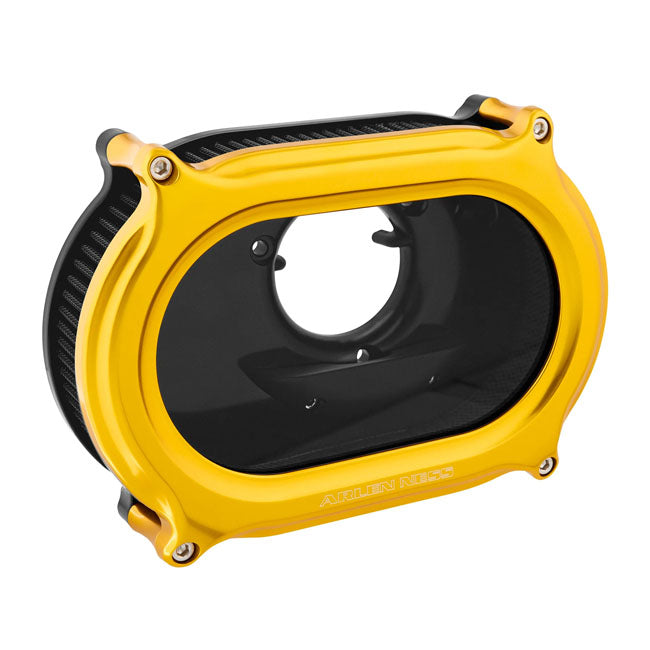 Method Air Cleaner Kit Gold For Cv Carb: 99-06 Twin Cam. Delphi Inj.: 01-15 Softail