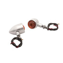 Custom Billet Turn Signal Set Polished For Universal Front/Rear