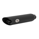80Mm Slash Cut Slip-On Mufflers Black For 14-20 Xl Sportster (NU)
