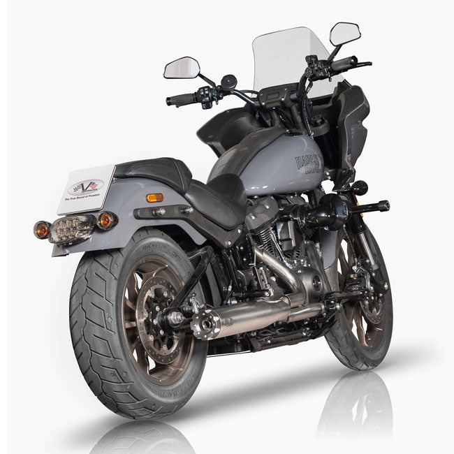 'Revolver'' Slip-On Muffler Set Chrome For 22-24 Fxbbs Softail Street Bob