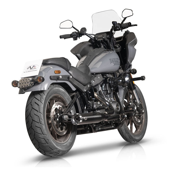 'Revolver'' Slip-On Muffler Set Black For 22-24 Fxbbs Softail Street Bob