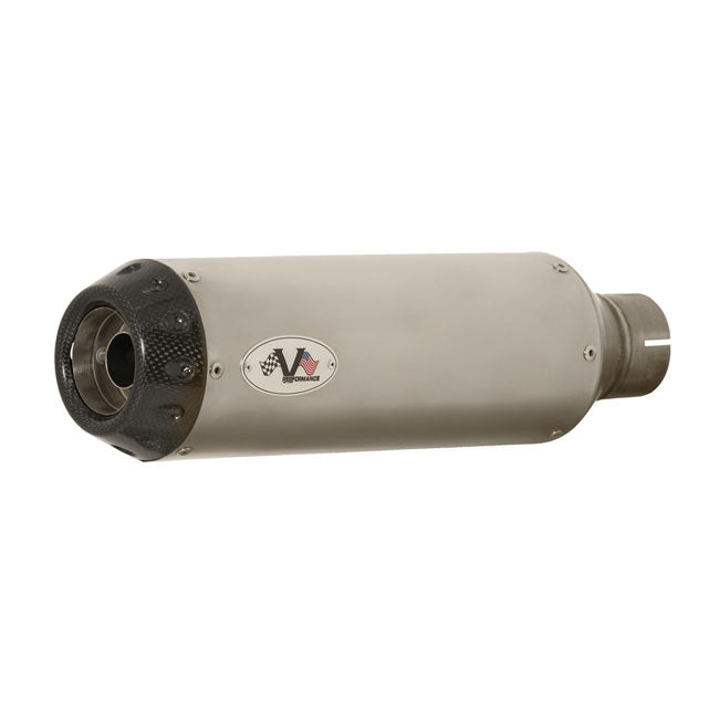 'Tracker'' Slip-On Muffler Set Fat Bob Satin For Softail: 21-24 Fxfbs Fat Bob 114 (NU)