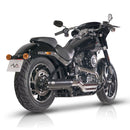 Revolver Slip-On Muffler Sport Glide Black For 21-24 Flsb Sport Glide 107 (NU)