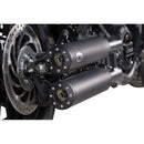 Chubby 90Mm Slip-On Muffler Set Black For 15-20 Indian Scout