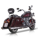 100Mm Banger Slip-On Muffler Set Chrome For Indian: 15-24 Classic