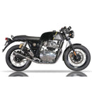 Max Cone Thunder Slip-On Muffler Set Black For Royal Enfield: Interceptor