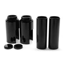 Tomahawk Series Full Fork Cover Set Black For 15-Up Indian Scout
