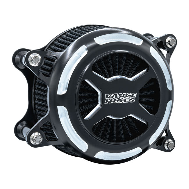 VO2 X Air Cleaner Black Contrast For 2025 Softail