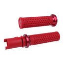 V-Twin Lock-On Grips Vans Signature Dark Red/red For 2025 Softail