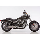 Double Groove 2-2 Exhaust System Polished For 08-16 FXDF
